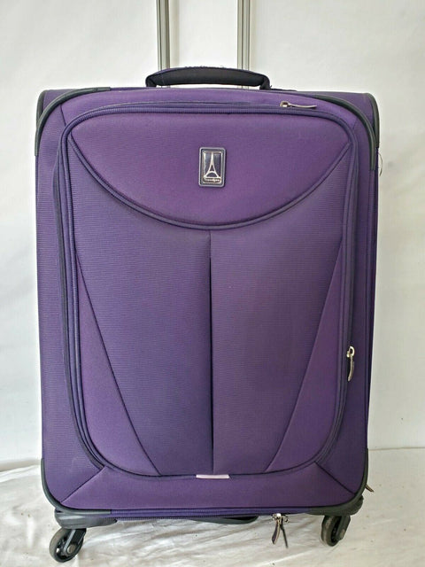 $360 TRAVELPRO WALKABOUT 5 25" SPINNER SUITCASE PURPLE  LUGGAGE CHECK IN