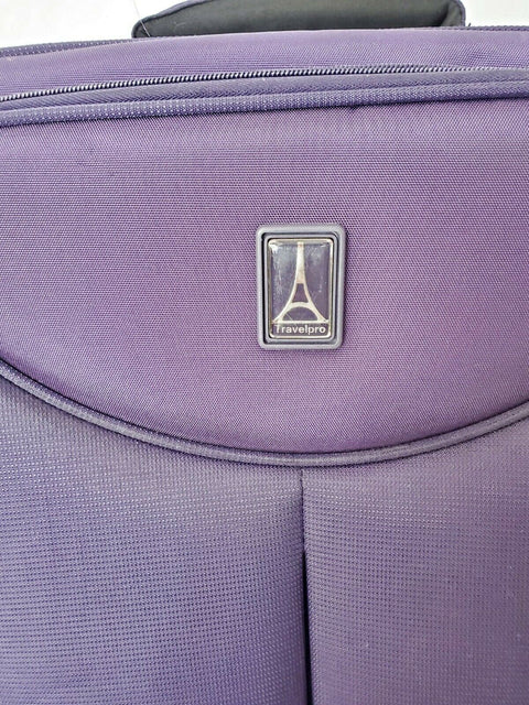 $360 TRAVELPRO WALKABOUT 5 25" SPINNER SUITCASE PURPLE  LUGGAGE CHECK IN