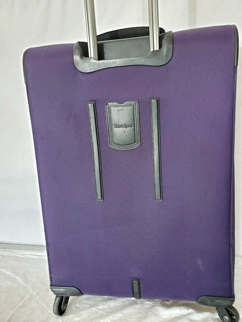 $360 TRAVELPRO WALKABOUT 5 25" SPINNER SUITCASE PURPLE  LUGGAGE CHECK IN