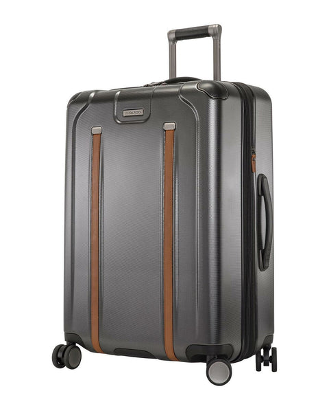 $380 New Ricardo Cabrillo 2.0 25" Hard Shell 8 Wheels Spinner Suitcase Gray