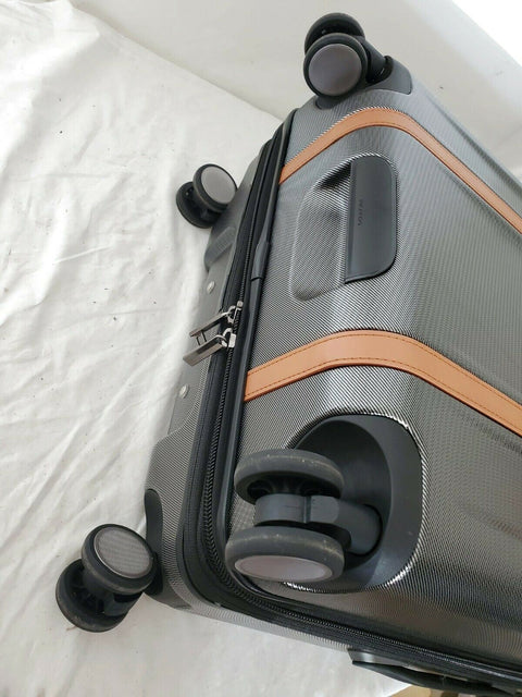 $380 New Ricardo Cabrillo 2.0 25" Hard Shell 8 Wheels Spinner Suitcase Gray