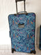 $300 TAG Ridgefield 4 PC Luggage Set Expandable Suitcase Lightweight Paisley
