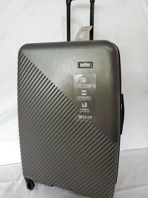 $480 New Kenneth Cole Reaction Cortland Hard-side Luggage 30" Spinner Gray