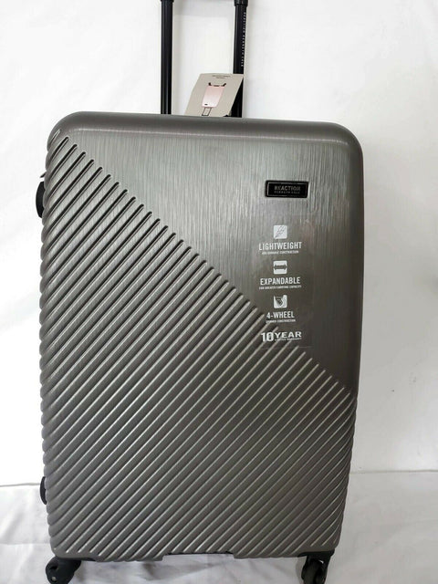 $480 New Kenneth Cole Reaction Cortland Hard-side Luggage 30" Spinner Gray