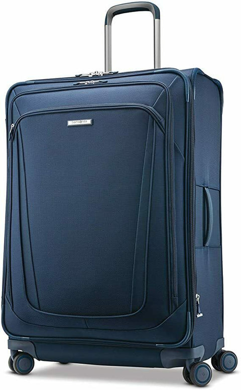$640 NWT Samsonite Silhouette 16 30" Soft Expandable Spinner Suitcase Teal green