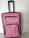 $240 New Rockland 24" Luggage Rolling Suitcase Pink Two Wheeled