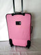 $240 New Rockland 24" Luggage Rolling Suitcase Pink Two Wheeled
