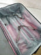 $240 New Rockland 24" Luggage Rolling Suitcase Pink Two Wheeled