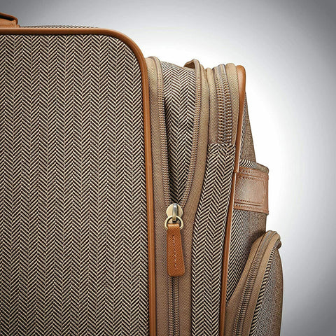$1000 New Hartmann Herringbone Deluxe Extended Journey Expandable Spinner 30"