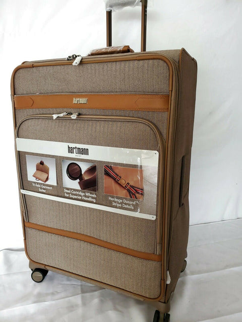 $1000 New Hartmann Herringbone Deluxe Extended Journey Expandable Spinner 30"