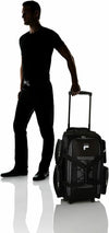 New Fila 22" Lightweight Carry On Rolling Duffel Bag Back Pack Black