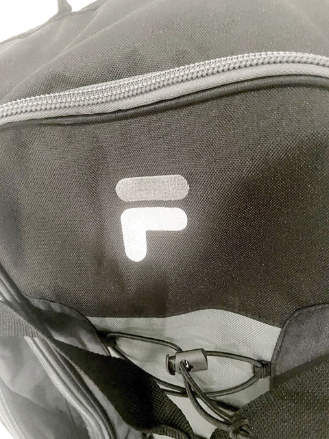 New Fila 22" Lightweight Carry On Rolling Duffel Bag Back Pack Black