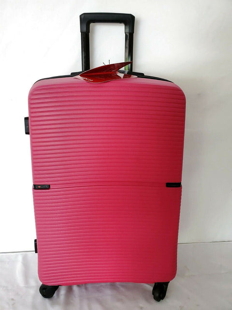 $320 New Solite Maven 2.0 Expandable Spinner Luggage 22" Carry On Pink