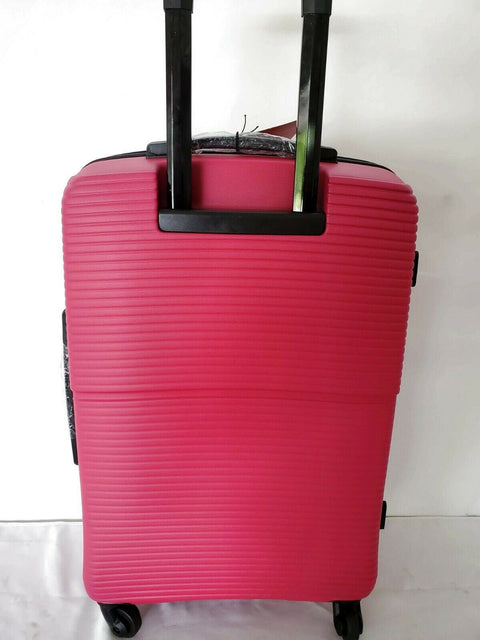 $320 New Solite Maven 2.0 Expandable Spinner Luggage 22" Carry On Pink