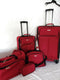 $300 TAG Ridgefield Red 5 PC Luggage Set Expandable Suitcase Lightweight