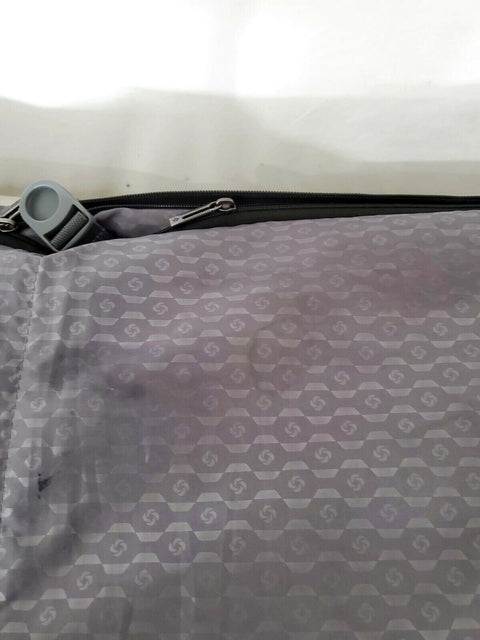 $800 New Samsonite Silhouette 16 Duet Spinner Garment Bag Black Travel Suitcase