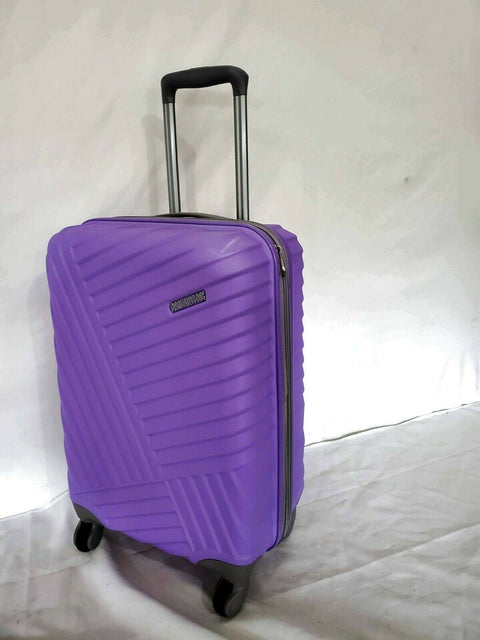 $200 American Tourister 20" Expandable Spinner Luggage Carry-On Lilac Purple