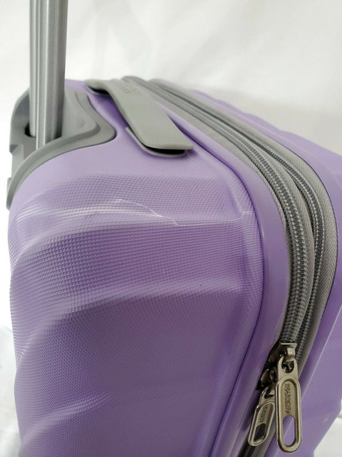 $200 American Tourister 20" Expandable Spinner Luggage Carry-On Lilac Purple