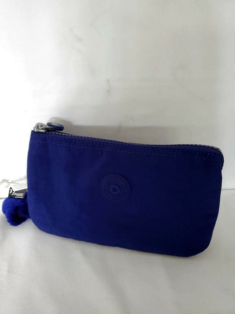 $49 New Kipling Women's Blue Zip Around Wallet With Charm