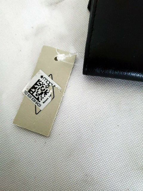 $99 New Fossil Womens Lainie Leather Wallet Black Size Large Multiple Card Slots