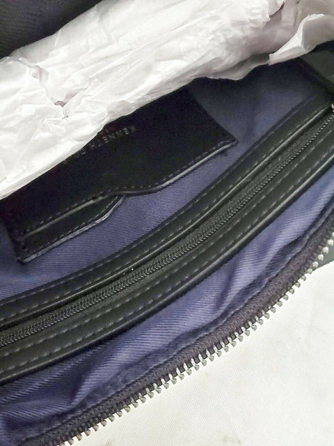 $120 Kenneth Cole Women's Vesey Belt Bag Nylon Blue