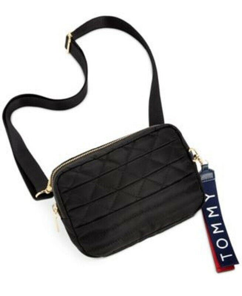 $98 New Tommy Hilfiger Women's Black Adjustable Strap 3 in 1 Belt Bag Purse