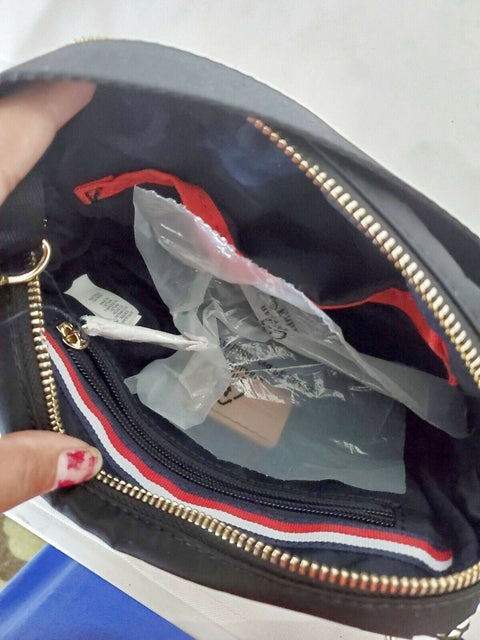 $98 New Tommy Hilfiger Women's Black Adjustable Strap 3 in 1 Belt Bag Purse