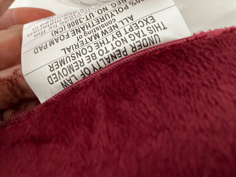 NWT Bon Voyage Travel Memory foam Neck Pillow & Eye Mask Red