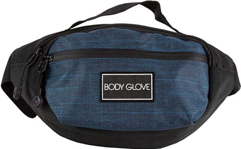 NEW Body Glove Rogan Hip Pack, Black, One Size Unisex Blue