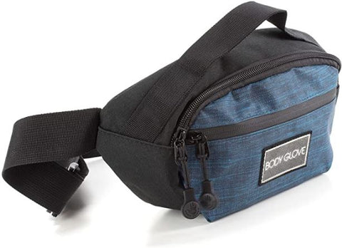 NEW Body Glove Rogan Hip Pack, Black, One Size Unisex Blue
