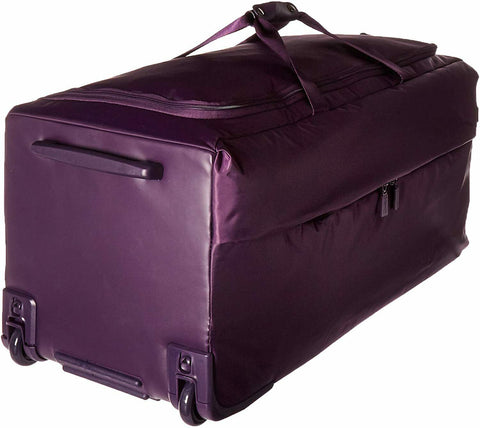 $400 New Lipault Paris 0% Pliable Upright Wheeled Duffel Bag 29" Purple