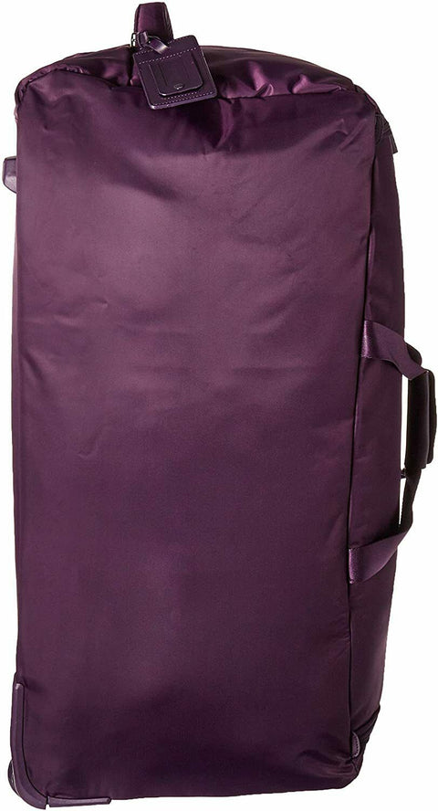 $400 New Lipault Paris 0% Pliable Upright Wheeled Duffel Bag 29" Purple