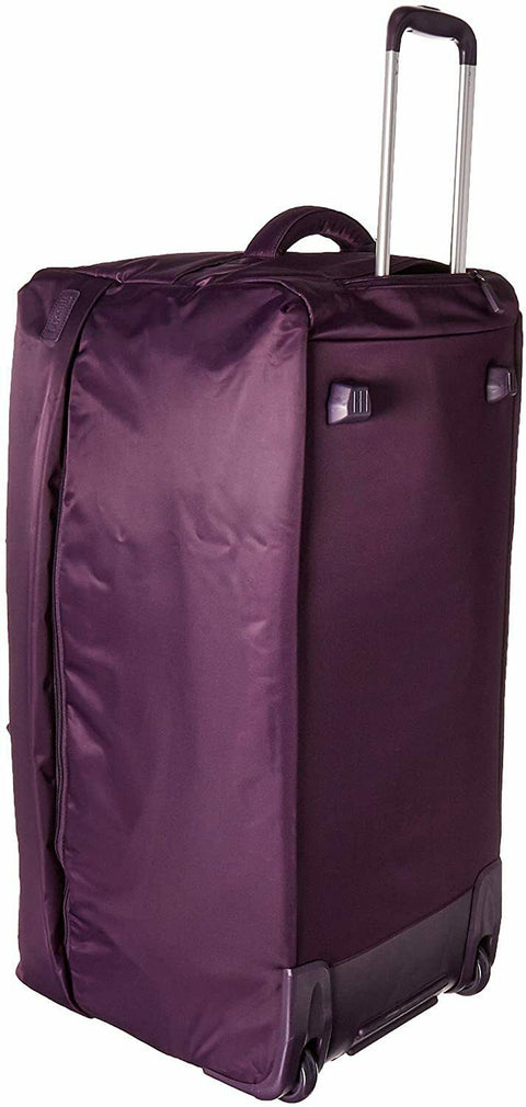 $400 New Lipault Paris 0% Pliable Upright Wheeled Duffel Bag 29" Purple
