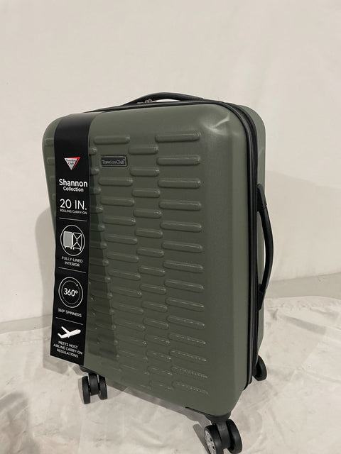 Travelers Club Luggage Shannon Spinner Expandable Luggage 20" Carry-On