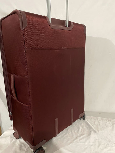 $640 Samsonite Silhouette 16 30" Soft Expandable Spinner Suitcase Red