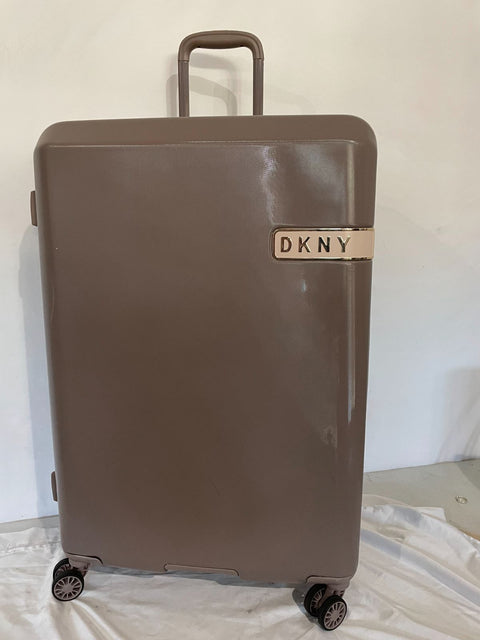 $495 DKNY Rapture 28" Hardside Spinner Suitcase Luggage Large Check In Gray