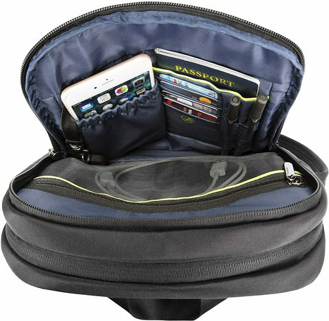 $120 New Travelon Tour Bag Black Crossbody Bag Unisex