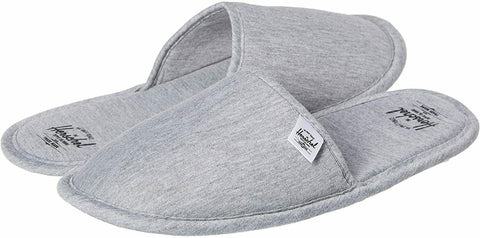 New Herschel Supply Travel Amenity Kit Gray Pillow Slippers Eyes mask Set
