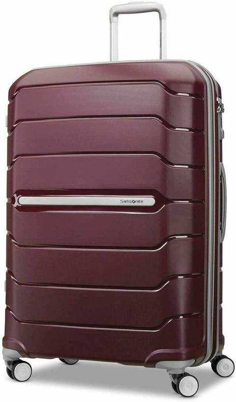 $480 NWT Samsonite Freeform 28" Hard Check-In Spinner Luggage Suitcase Merlot