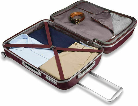 $480 NWT Samsonite Freeform 28" Hard Check-In Spinner Luggage Suitcase Merlot