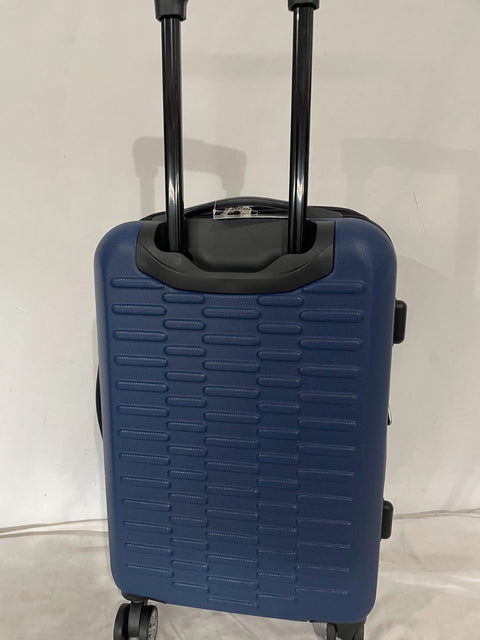 New Travelers Club Shannon Spinner Expandable Luggage 20" Carry On Blue