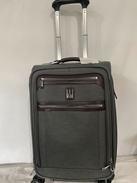 $600 Travelpro Luggage Platinum Elite 21” Expandable Carry-on Spinner Luggage