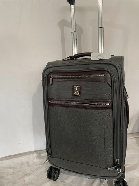 $600 Travelpro Luggage Platinum Elite 21” Expandable Carry-on Spinner Luggage