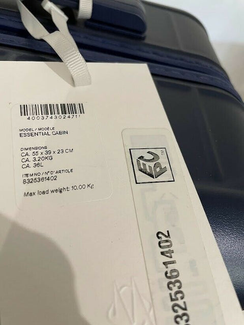 New Rimowa Essential Cabin Case Blue Carry On 22"
