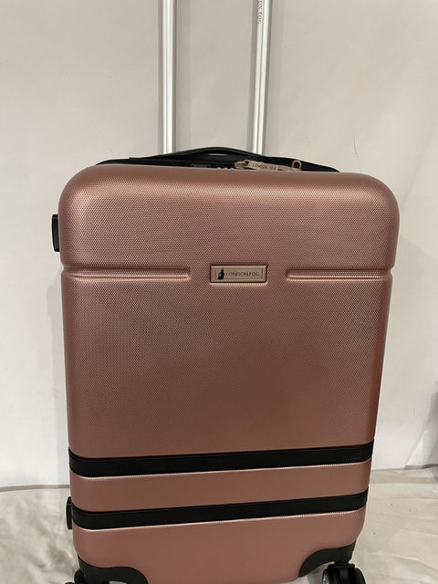 $300 London Fog Southbury II 21" Hard Carry On Expandable Luggage Suitcase