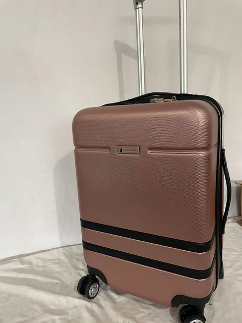 $300 London Fog Southbury II 21" Hard Carry On Expandable Luggage Suitcase