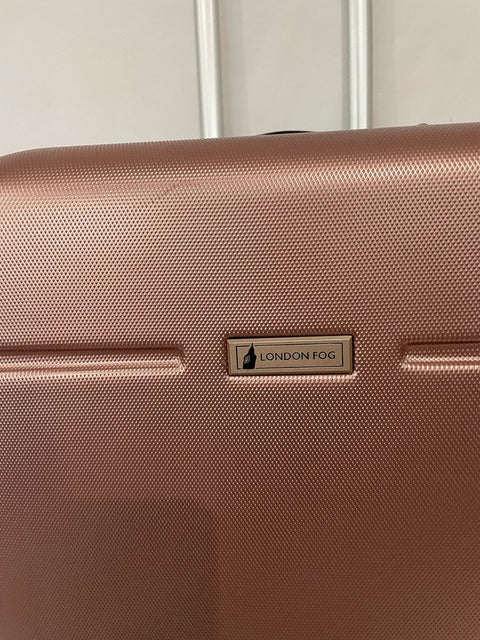$300 London Fog Southbury II 21" Hard Carry On Expandable Luggage Suitcase