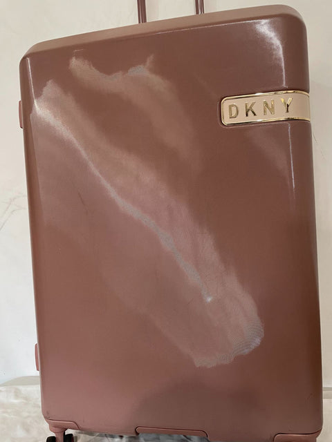 $495 DKNY Rapture 28" Hardcase Spinner Suitcase Luggage Large Check In Rose Pink