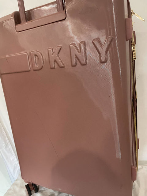 $495 DKNY Rapture 28" Hardcase Spinner Suitcase Luggage Large Check In Rose Pink