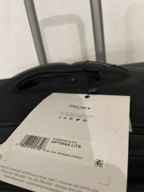Delsey OptiMax Lite 25" Expandable Medium Check In Suitcase Luggage Spinner